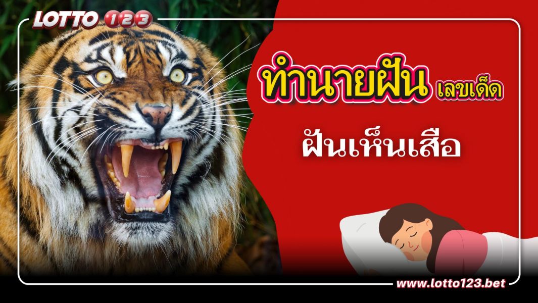 ฝันเห็นเสือหมายความว่าอะไรพร้อมเลขเด็ด