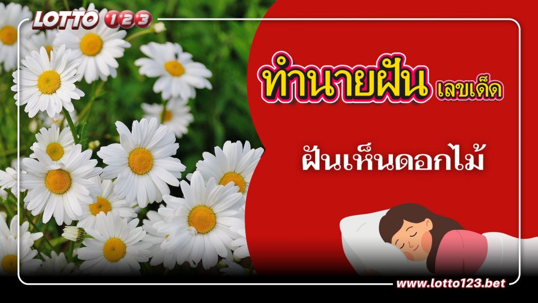 ฝันเกี่ยวกับดอกไม้ ความหมาย เลขเด็ด