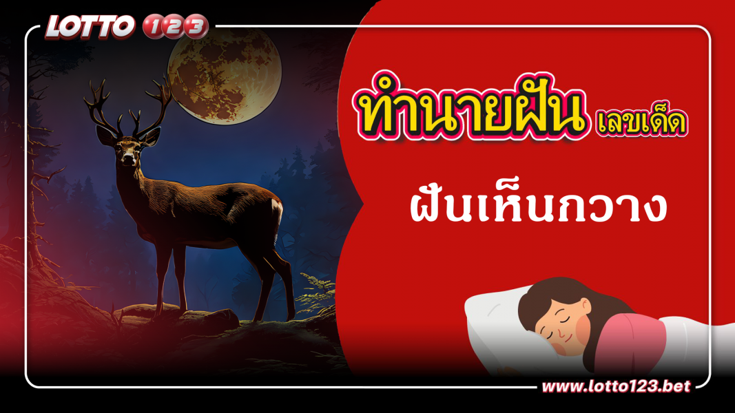 ฝันเห็นกวาง ทำนายฝันเหตุการณ์ความฝันแบบนี้มีความหมายว่าอย่างไร พร้อมเลขมงคลนำโชค